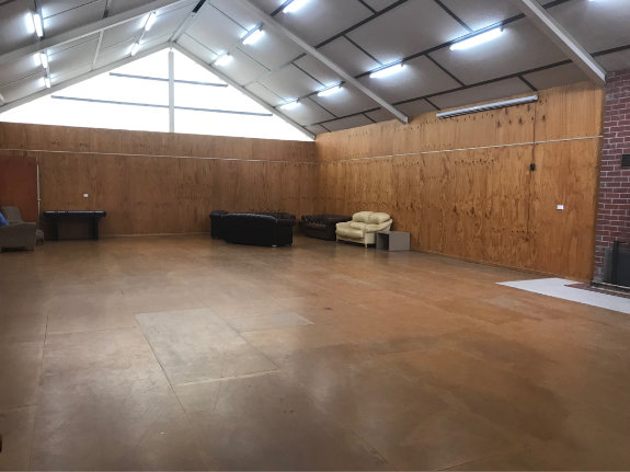 Camp Seed: Main Hall.